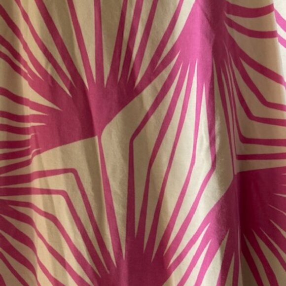 EUC FIGHTING EEL AVA SKY HONOLULU PINK PALMS WHITE TANK HAWAII GLAM LOVELY XS - Picture 12 of 15